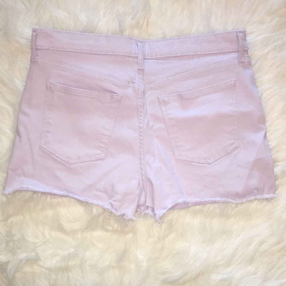 GAP lavender 3” Short Raw Hem Jean Shorts - Picture 10 of 10